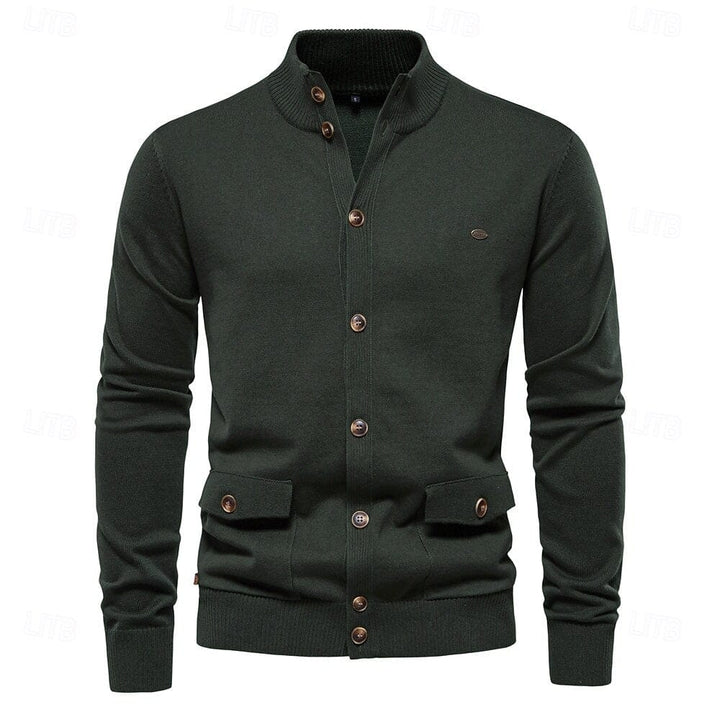 Marco™ Herren Knopf Strickjacke